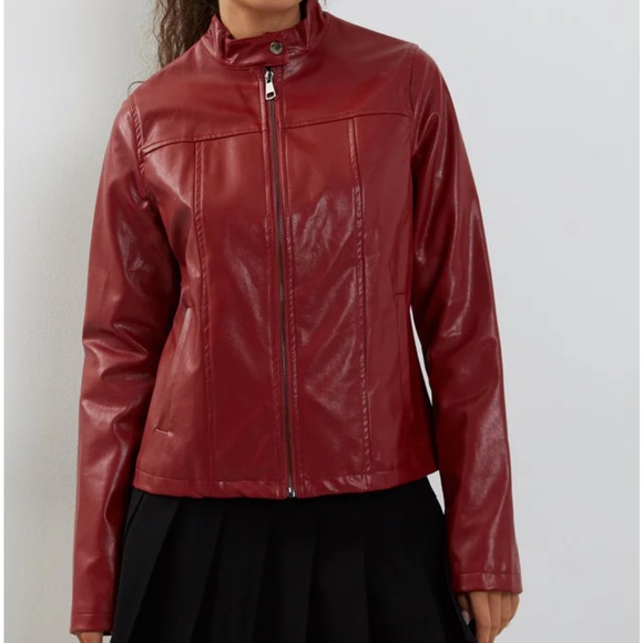 NWT Olivia Jacket Motel in Red Medium - Picture 5 of 6